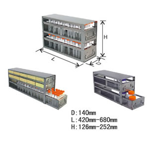 upright freezer drawer racks