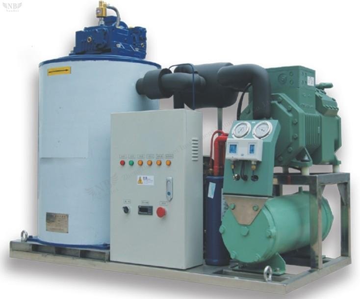 8t/24h Seawater flake ice machine